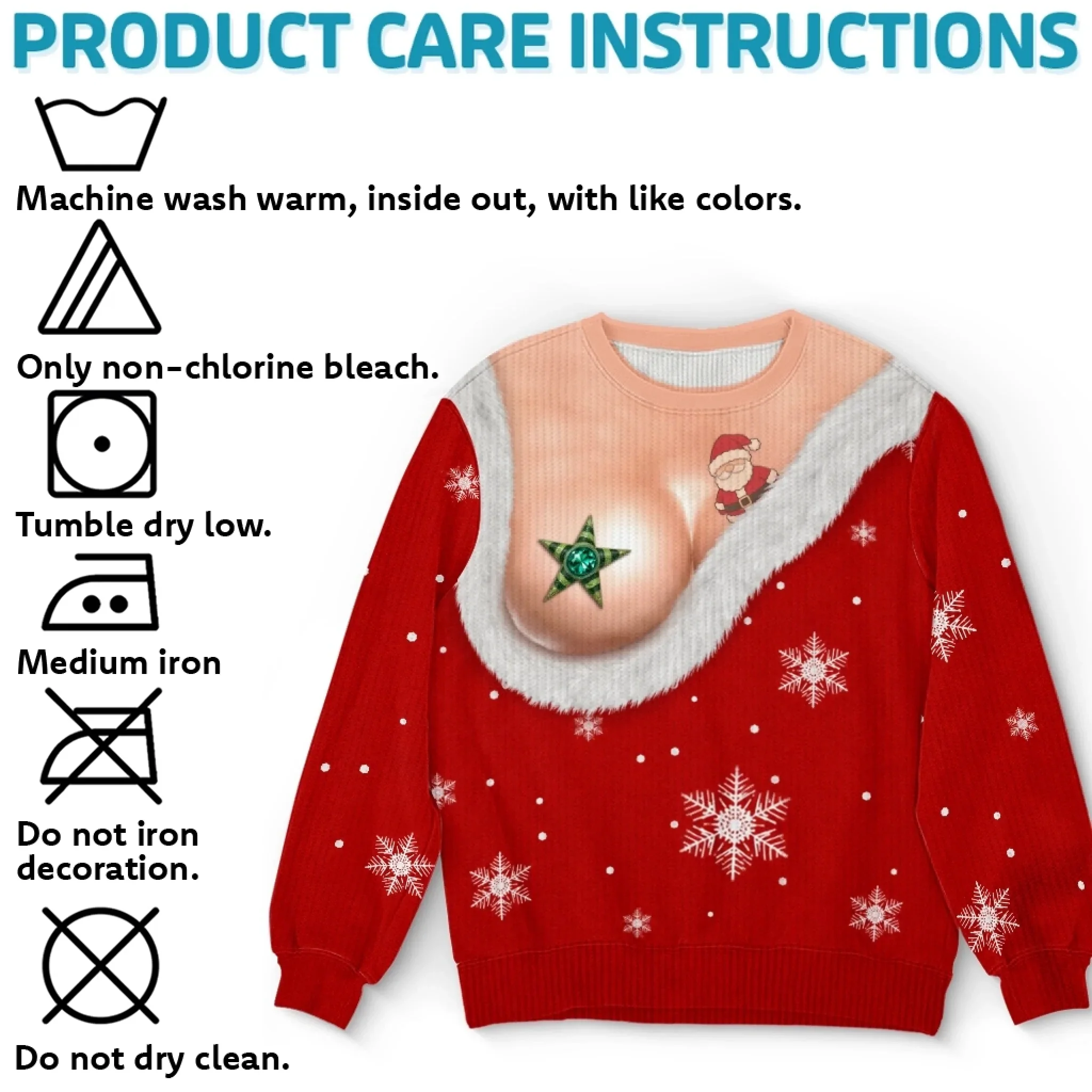 Custom Funny Ugly Sweatshirt - Tis The Season To Misbehave