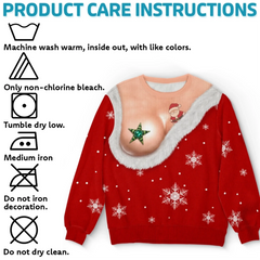 Custom Funny Ugly Sweatshirt - Tis The Season To Misbehave