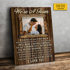 I Promise You A Better Night - Personalized Vertical Canvas - Upload Image. Gift For Couples. Husband Wife