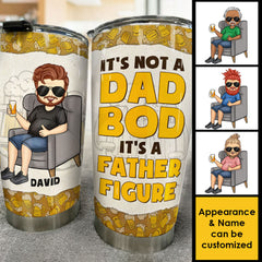 It's Not A Dad Bod But A Delightful Father Figure - Gift For Dad. Grandpa - Personalized Tumbler