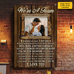 I Promise You A Better Night - Personalized Vertical Canvas - Upload Image. Gift For Couples. Husband Wife