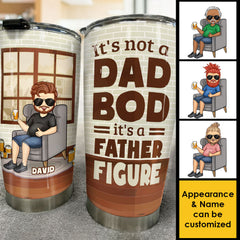 It's Not A Dad Bod But A Charming Father Figure - Gift For Dad. Grandpa - Personalized Tumbler