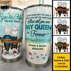 You & Me. We Got This - Personalized Tumbler - Gift For Couples. Husband Wife