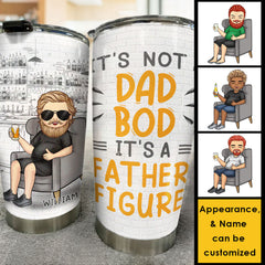 It's An Adorable Father Figure - Gift For Dad. Grandpa - Personalized Tumbler