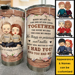The Cars We Drove Won't Matter - Personalized Tumbler - Gift For Couples. Husband Wife