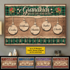 Together - We Make A Family - Personalized Horizontal Poster
