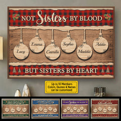 A Sister Is God's Way Of Making Sure We Never Walk Alone - Personalized Horizontal Poster