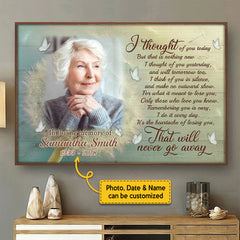 It's The Heartache Of Losing You - That Will Never Go Away - Upload Image. Personalized Horizontal Poster