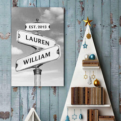 Where There Is Love There Is Life - Couple Personalized Custom Vertical Poster - Gift For Husband Wife. Anniversary