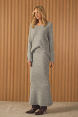 Fuzzy Mermaid Maxi Skirt