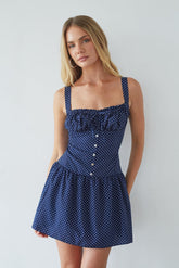 Kailan Polka Dot Mini Dress