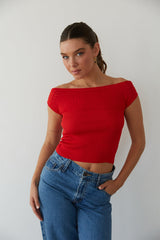 Persephone Off the Shoulder Knit Top