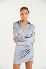 Maddox Satin Mini Dress