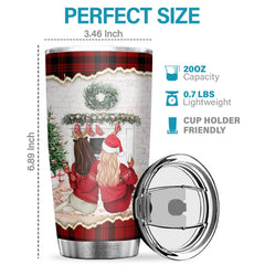 I Promise You Won't Have To Face Problems Alone - Tumbler - Christmas Gift For Family. Couple. Friends. Christmas Decoration. Holiday Gift