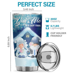From Our First Kiss Till Our Last Breath - Tumbler - Christmas Gift For Family. Couple. Friends. Christmas Decoration. Holiday Gift