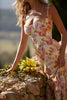 'Elia' Ivory Floral Midi Sundress