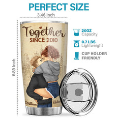 I'm Yours. No Returns Or Refunds - Couple Personalized Custom Tumbler - Gift For Husband Wife. Anniversary