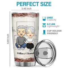 You Are The Only One I Want To Annoy For The Rest Of My Life - Couple Personalized Custom Tumbler - Gift For Husband Wife. Anniversary