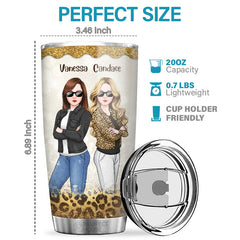 Bestie You Are The She To My Nanigans - Bestie Personalized Custom Tumbler - Gift For Best Friends. BFF. Sisters