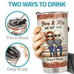 You & Me - Annoying Each Other For Decades & Still Going Strong - Couple Personalized Custom Tumbler - Gift For Husband Wife. Anniversary
