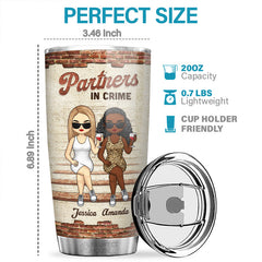 We Are Like A Really Small Gang - Bestie Personalized Custom Tumbler - Gift For Best Friends. BFF. Sisters