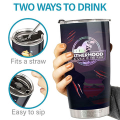 Gift for Dad - Fatherhood Is A Walk In The Park - Dark Ver. - Personalized Tumbler