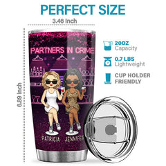Good Friends Don't Let You Do Stupid Things…Alone - Bestie Personalized Custom Tumbler - Gift For Best Friends. BFF. Sisters