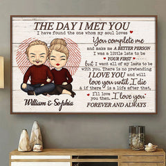 I Love You And Will Love You Until I Die - Gift For Couples. Husband Wife - Personalized Horizontal Poster