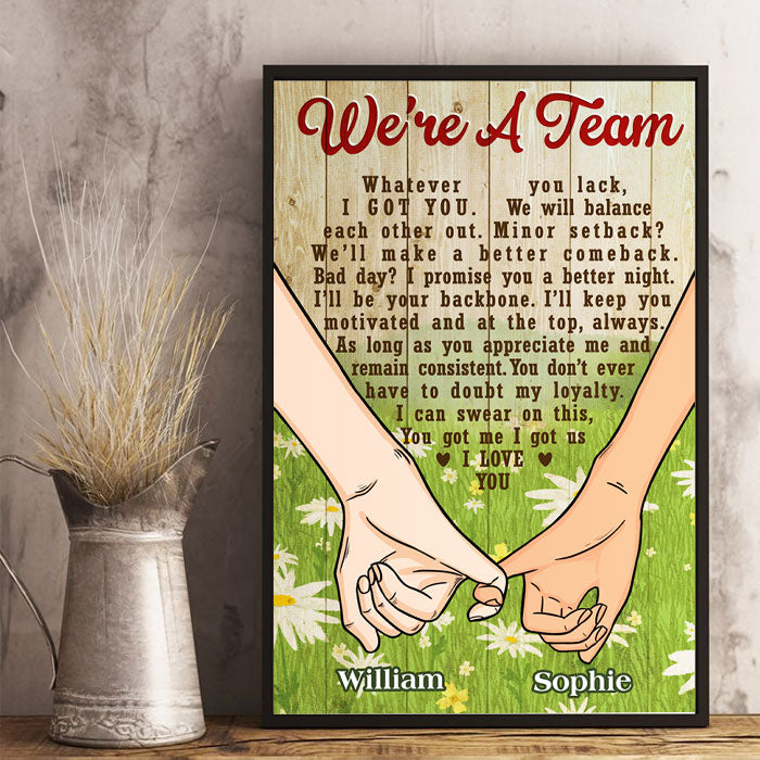 I Got Us - Personalized Vertical Poster