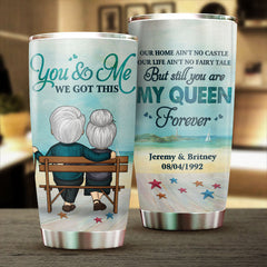 You & Me. We Got This - Personalized Tumbler - Gift For Couples. Husband Wife
