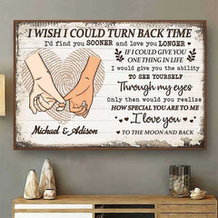 I Would Give You The Ability To See Yourself Through My Eyes - Personalized Horizontal Poster