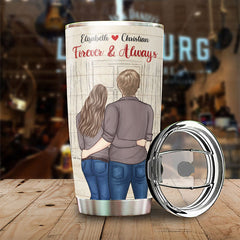 Wife To Husband - I Cannot Live Without You - Gift For Couples. Husband Wife. Personalized Tumbler