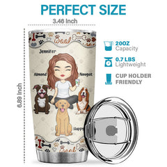Dog Mom's Nutrition Facts. Amazing Woman. Unconditional Love - Personalized Tumbler - Gift For Dog Lovers. Dog Owners. Dog Gift. Gift For Pet Lovers