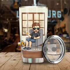 It's Not A Dad Bod But A Charming Father Figure  - Gift For Dad. Grandpa - Personalized Tumbler