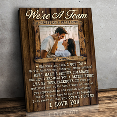 I Promise You A Better Night - Personalized Vertical Canvas - Upload Image. Gift For Couples. Husband Wife