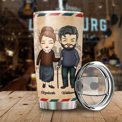 I Wish I Could Turn Back Time - Gift For Couples. Personalized Tumbler