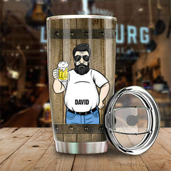 It's Not A Dad Bod. It's A Father Figure - Gift For Dad. Grandpa - Personalized Tumbler