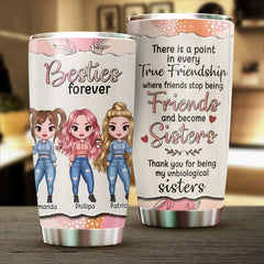 Because Of You. I Smile A Lot More - Personalized Tumbler