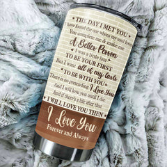 Husband To Wife - I'll Love You Until I Die - Gift For Couples. Husband Wife. Personalized Tumbler