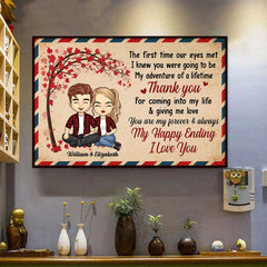 You Are My Forever & Always - Gift For Couples. Personalized Horizontal Poster