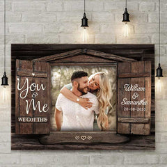 We Got This - Upload Image. Personalized Horizontal Canvas