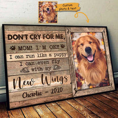 I Can Even Fly With My New Wings - Upload Image. Personalized Horizontal Poster