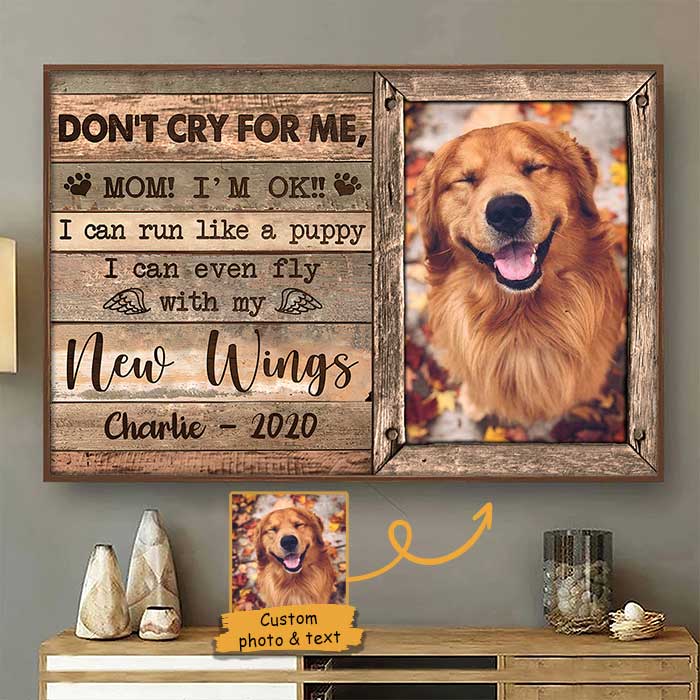 I Can Even Fly With My New Wings - Upload Image. Personalized Horizontal Poster