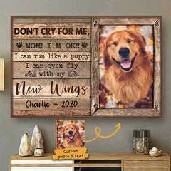 I Can Even Fly With My New Wings - Upload Image. Personalized Horizontal Poster