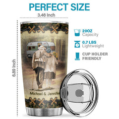 I'm The One Who Needs You Till The End - Personalized Tumbler - To My Wife. Gift For Wife. Anniversary. Engagement. Wedding. Marriage Gift