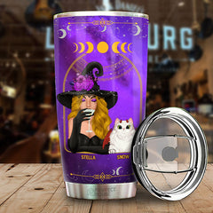 I'm Not Sugar And Spice And Everything Nice - Personalized Tumbler - Gift For Yourself. Gift For Pet Lovers. Halloween Gift