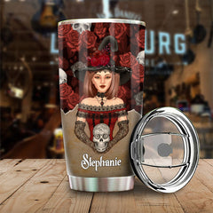 Sometimes You Have To Put The Hat On - Personalized Tumbler - Gift For Yourself. Gift For Halloween
