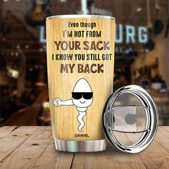 Happy Father's Day To My Amazing Step-Dad - Gift For Dad. Gift For Father's Day - Personalized Tumbler