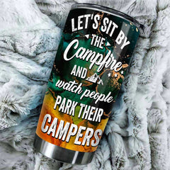 Camping Partners For Life - Husband & Wife - Gift For Camping Couples. Personalized Camping Tumbler