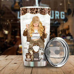 You Had Me At Meow - Gift For Cat Mom. Personalized Tumbler